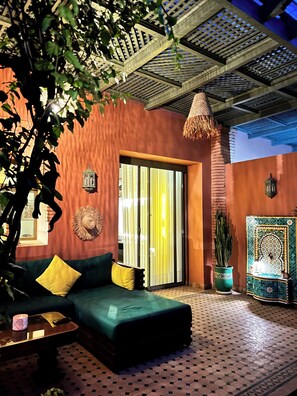 Interior - Eden Palmyra : 2 rooms private garden and pool (Marrakech)