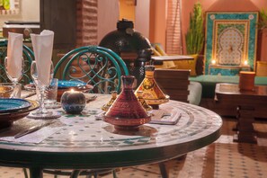 Dining - Eden Palmyra : 2 rooms private garden and pool (Marrakech)