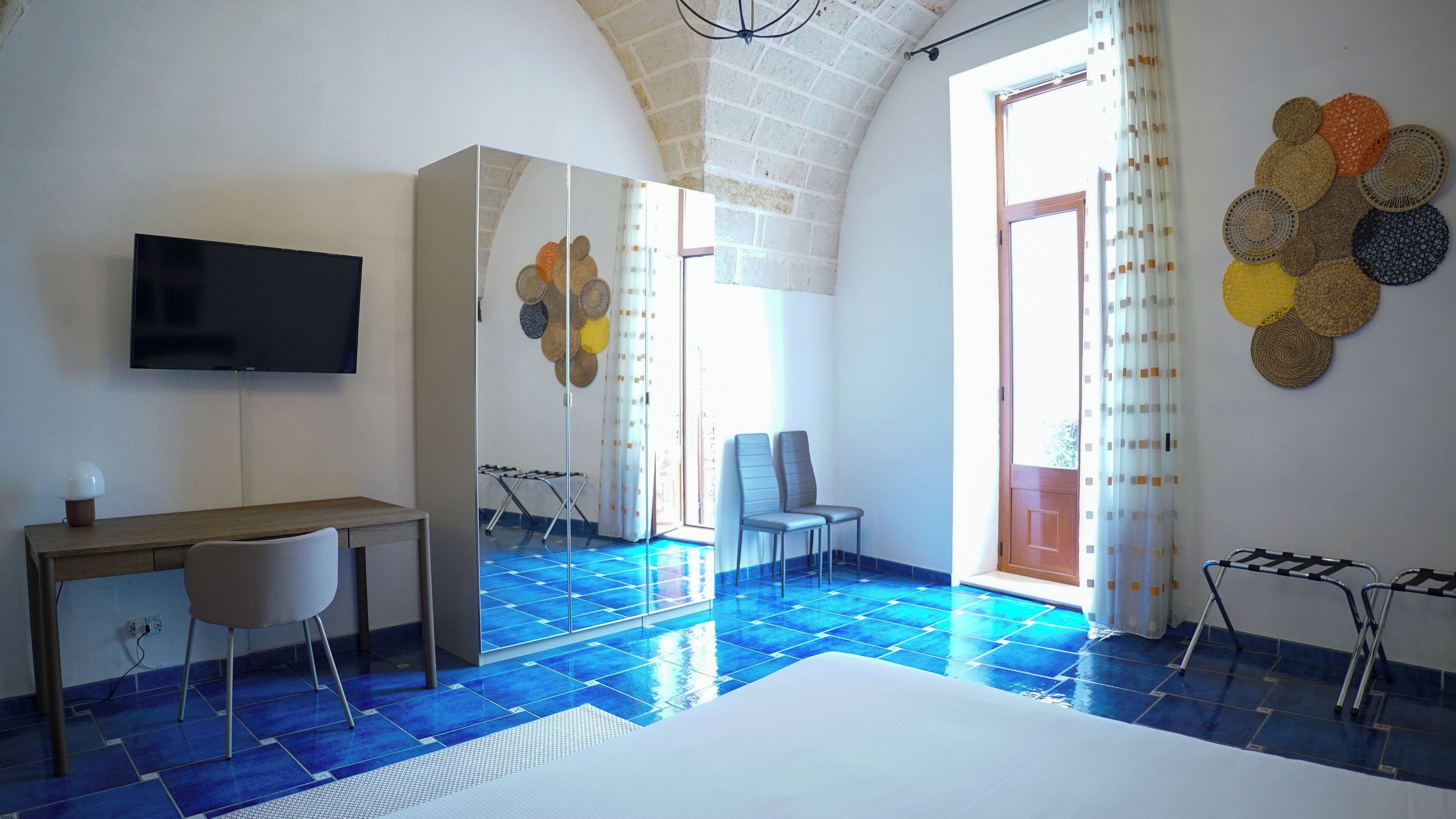 Stadtwohnung, Balkon, Stadtblick