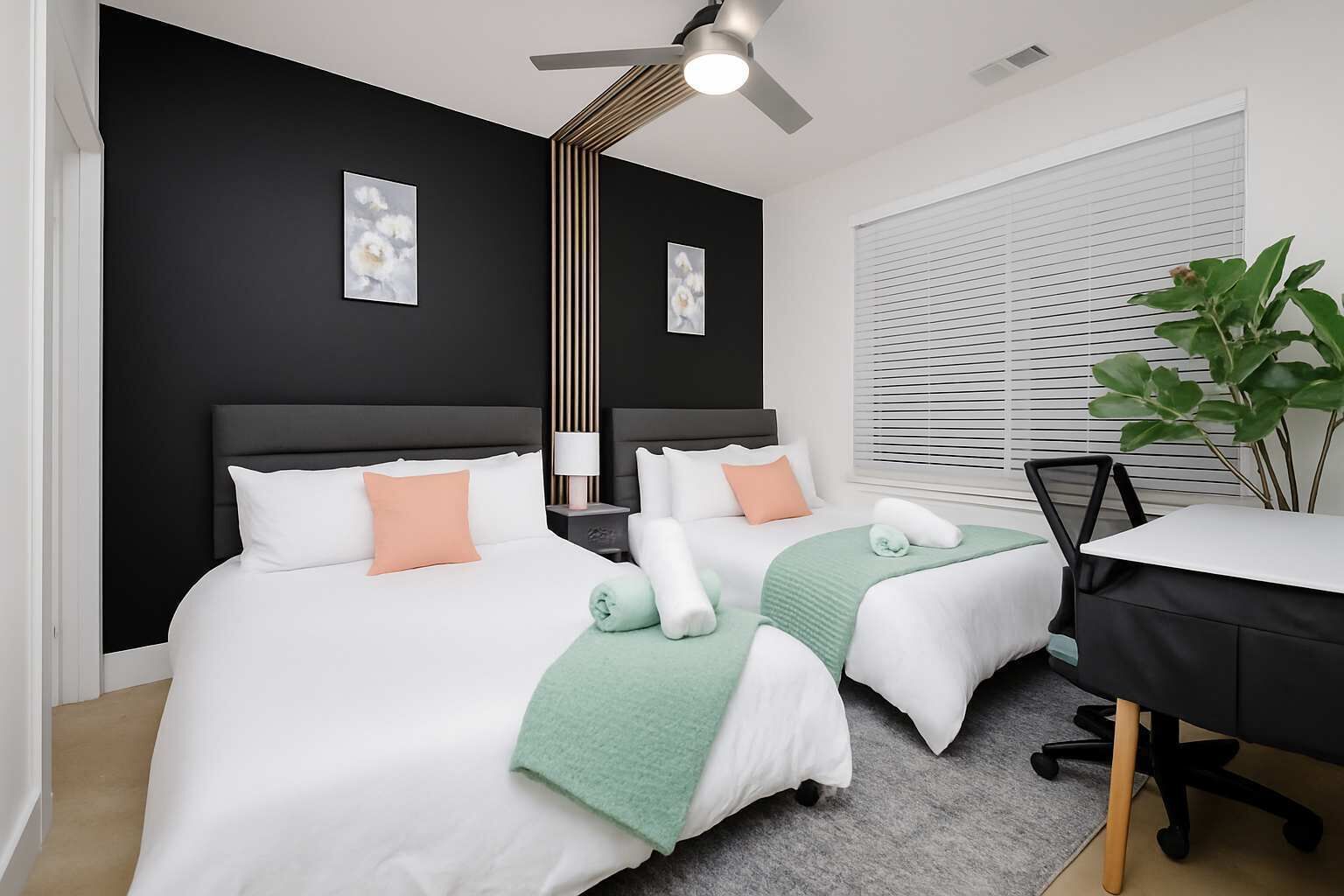 Iron/ironing board, travel crib, WiFi, bed sheets