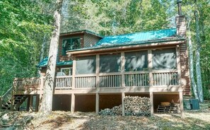 Exterior - Creekside Ellijay Cabin,  Hot Tub, Trout Stream, Outdoor Fireplace (Ellijay)