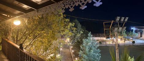 Uitzicht vanaf balkon