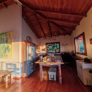 Private kitchen - Costa Rica beautiful house with ocean view near Matopalo ONLY for long term rental (Puntarenas)