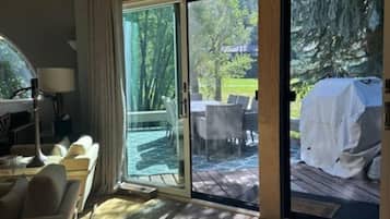 Fernseher, Kamin, Bücher