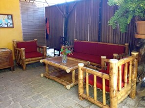 Reception - résidence Ambalamanga (Nosy Be)