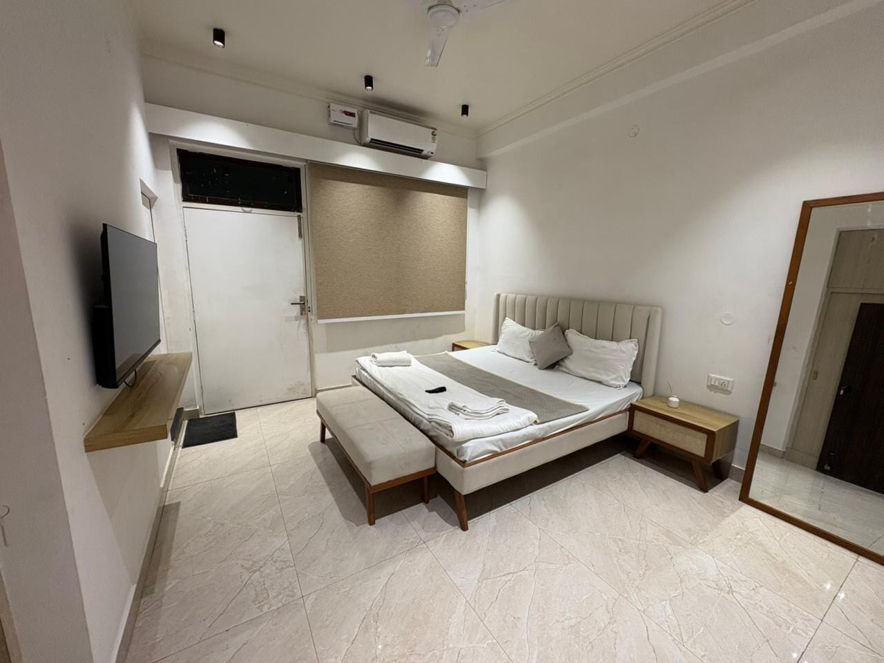 Habitación doble Deluxe | Ropa de cama hipoalergénica y espacio para trabajar con laptop 