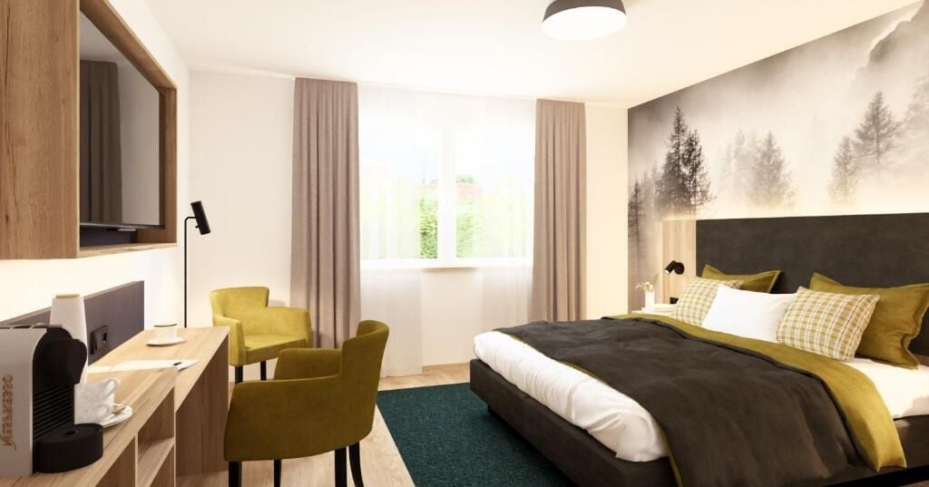 Blackout curtains, soundproofing, free WiFi