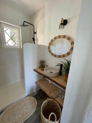 Shower, hair dryer - Villa finca Ibiza (Brignoles)