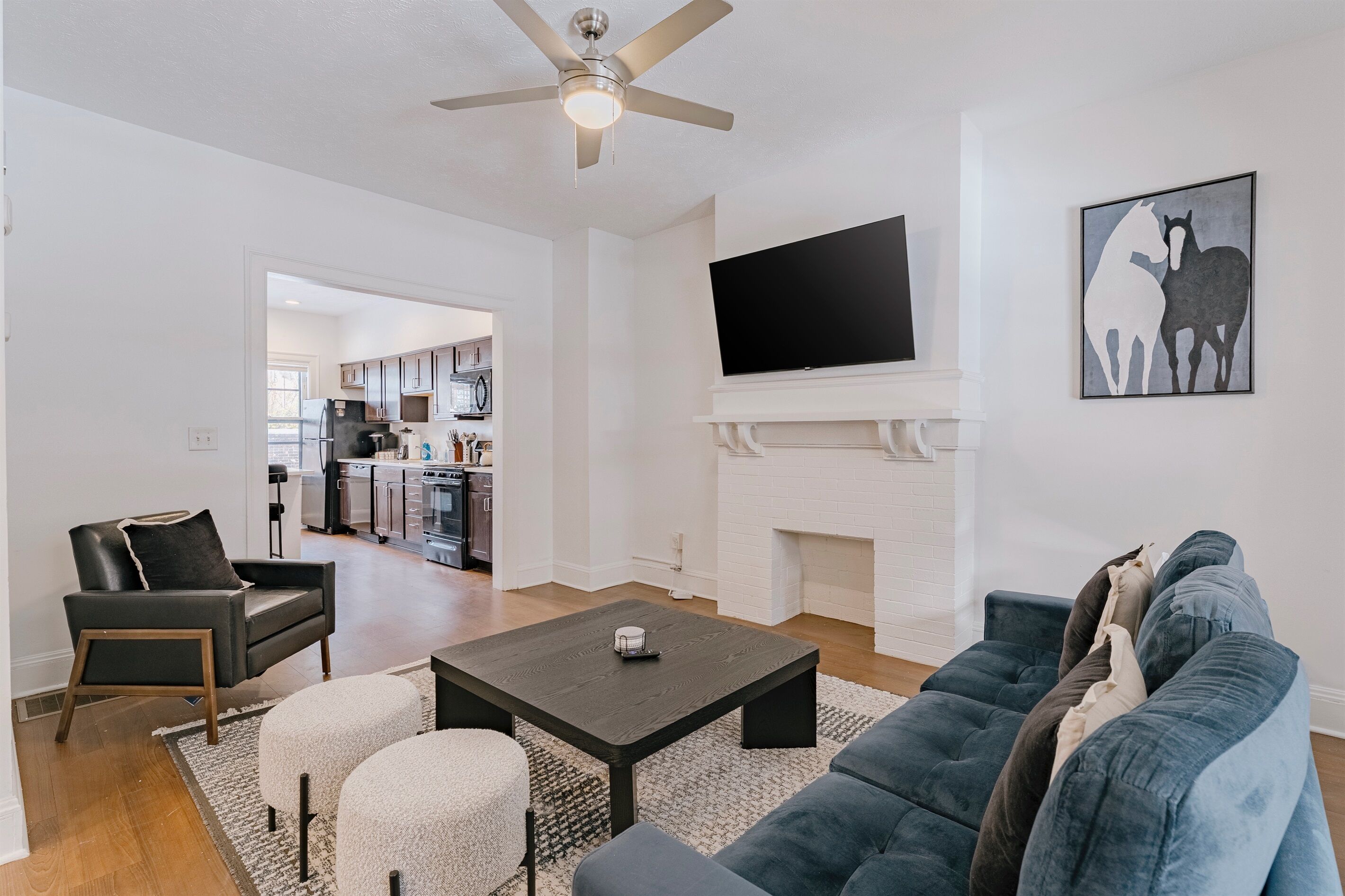 Smart-tv en tafelvoetbal