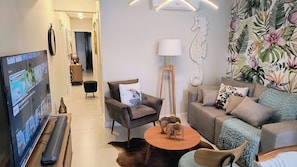 Living area - Exclusive department in Pasos del Mar (Governador Celso Ramos)