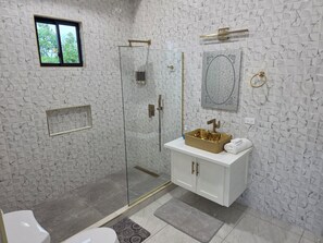 Towels, soap, toilet paper