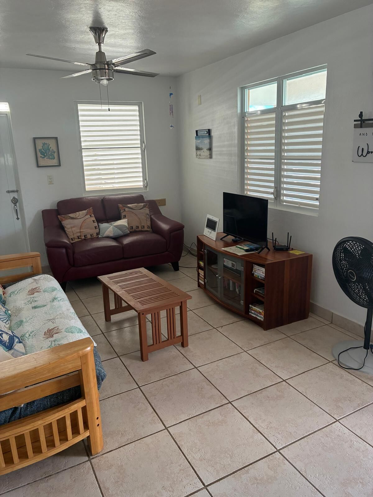 Sitting area to the right when you walk in the front door