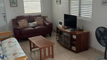 Sitting area to the right when you walk in the front door