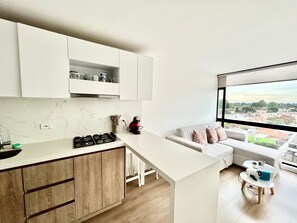 Interior - Comfortable small apartment with excellent view! (Bogotá)