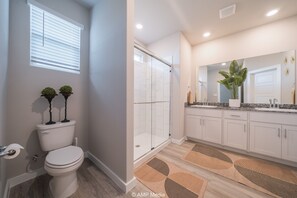 Shower, towels