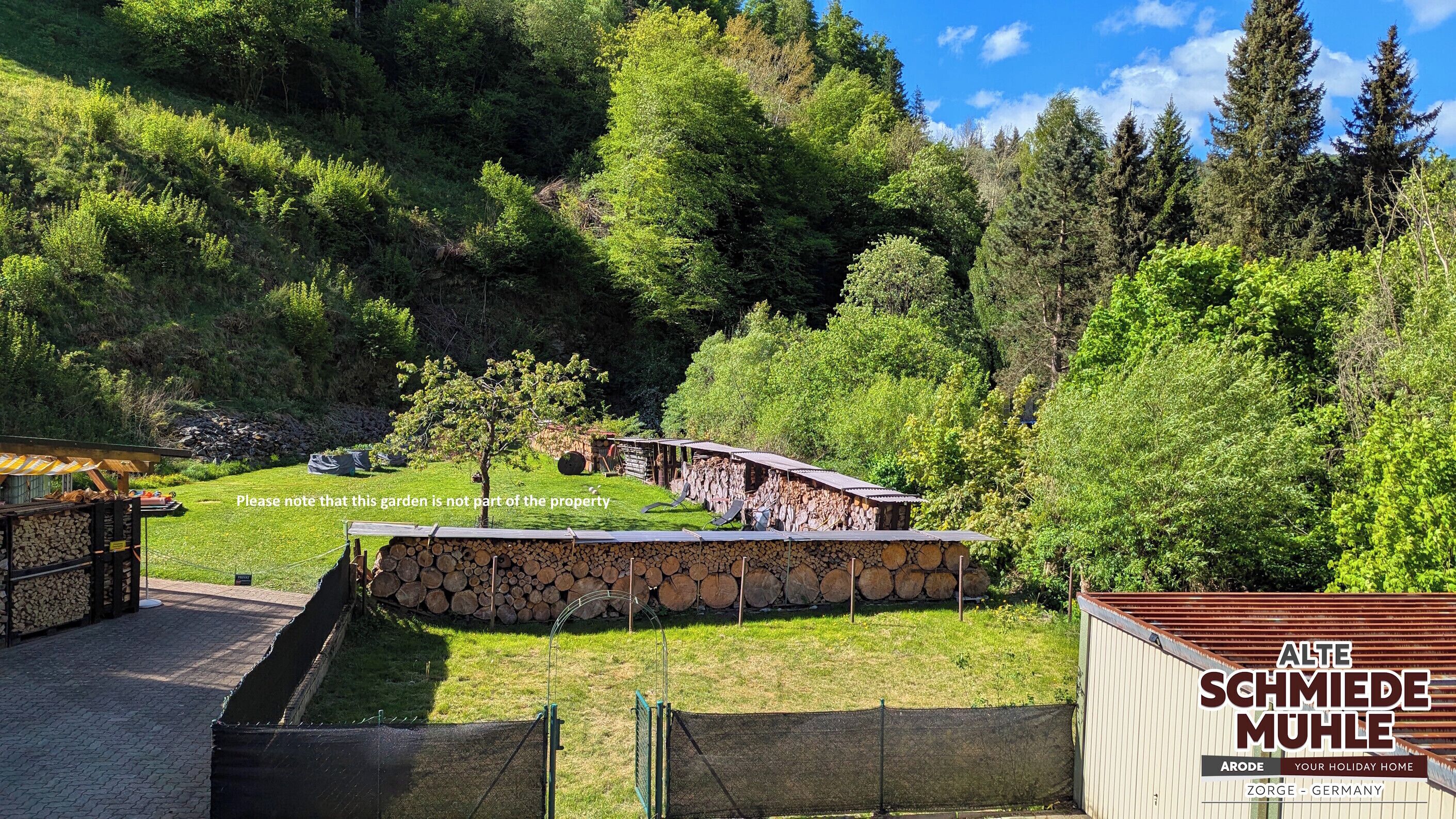 Enceinte de l’hébergement
