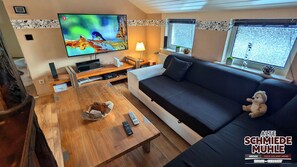 Smart-TV, Videospiele, DVD-Player, Bücher