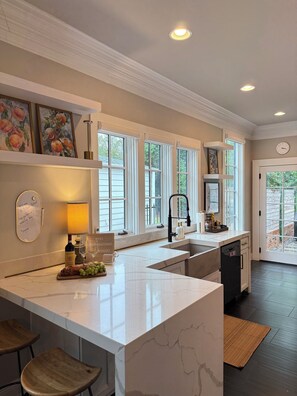 Microwave, oven, stovetop, dishwasher - Luxury Walk-to-Stadium Stay with Backyard Retreat! (Tuscaloosa)