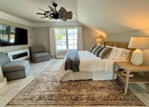 5 dormitorios, tabla de planchar con plancha, Internet y ropa de cama