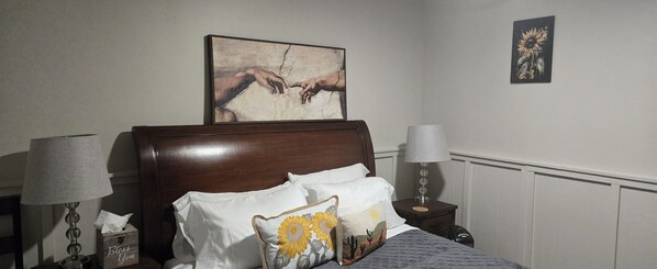 4 makuuhuonetta, silitysrauta/-lauta, Wi-Fi, vuodevaatteet