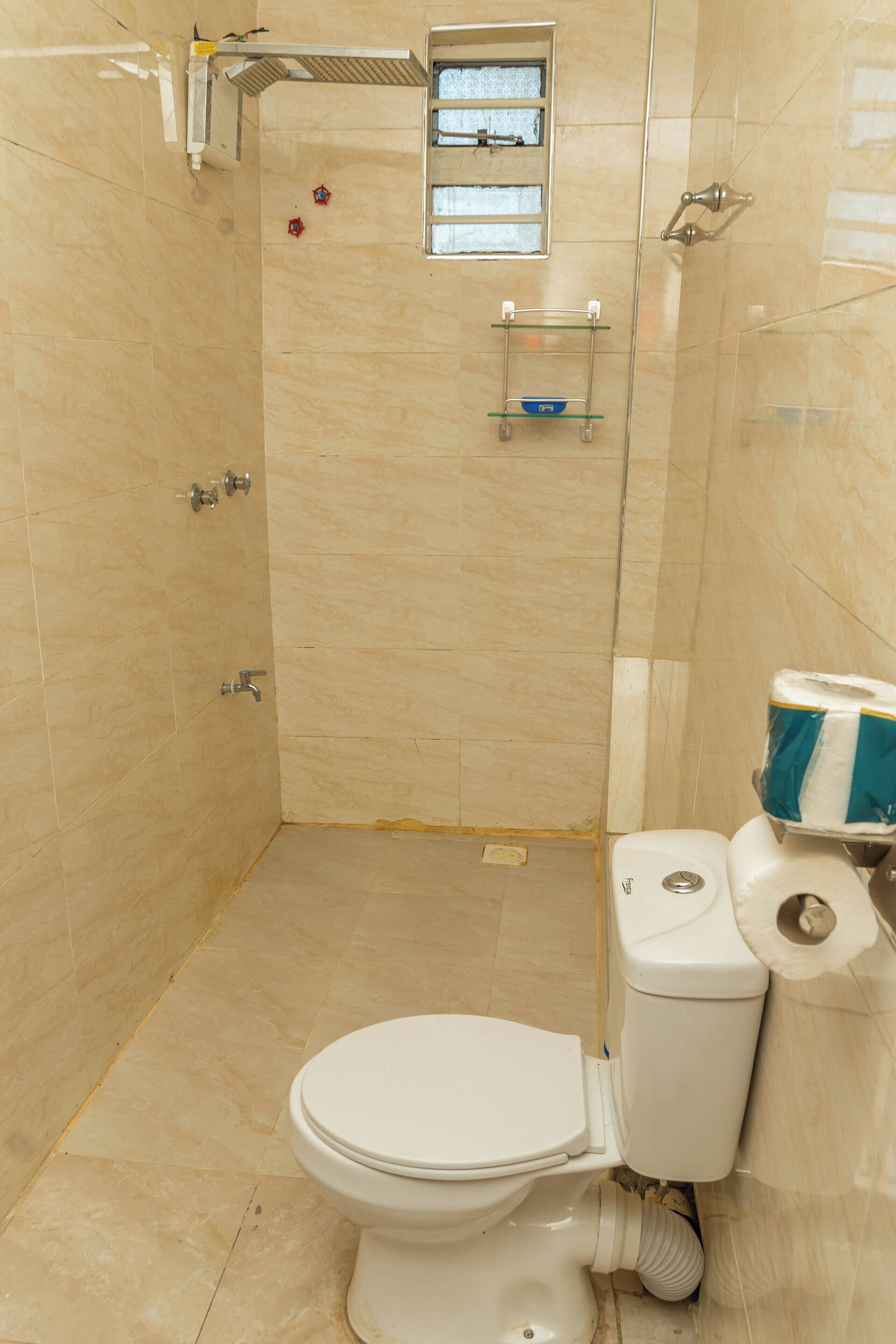 Towels, soap, toilet paper