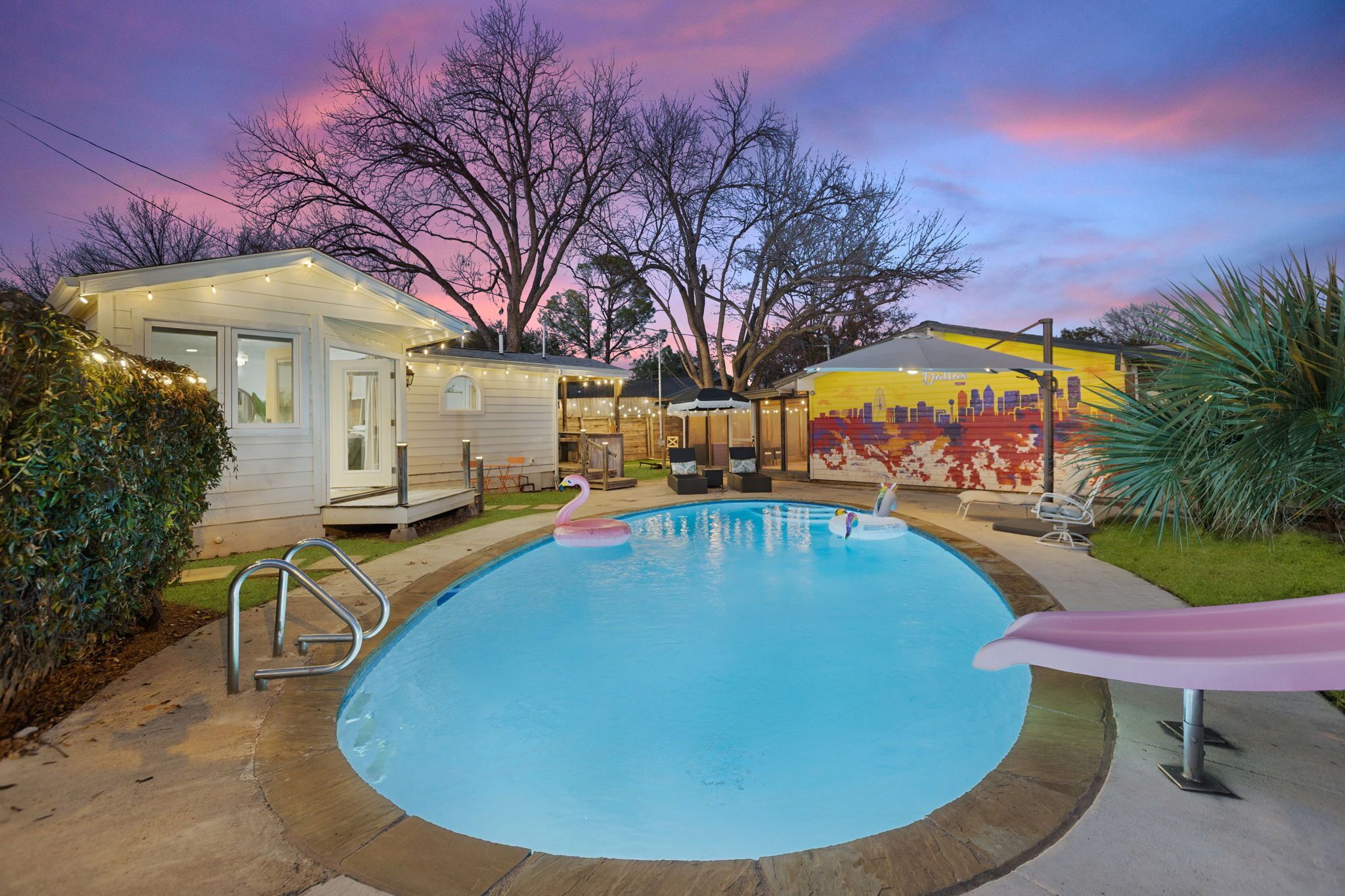 Alberca al aire libre 