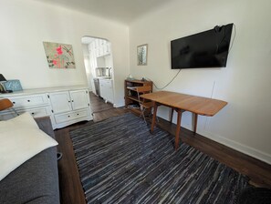 Living area - Serene 2-bedroom condo by Sloans Lake for 30+ night rentals (Denver)