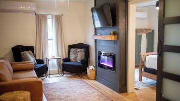 スマートテレビ、暖炉