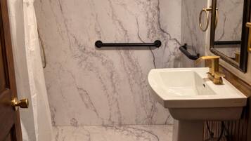 Towels, soap, toilet paper