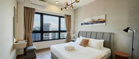 2 slaapkamers, een strijkplank/strijkijzer, wifi, beddengoed