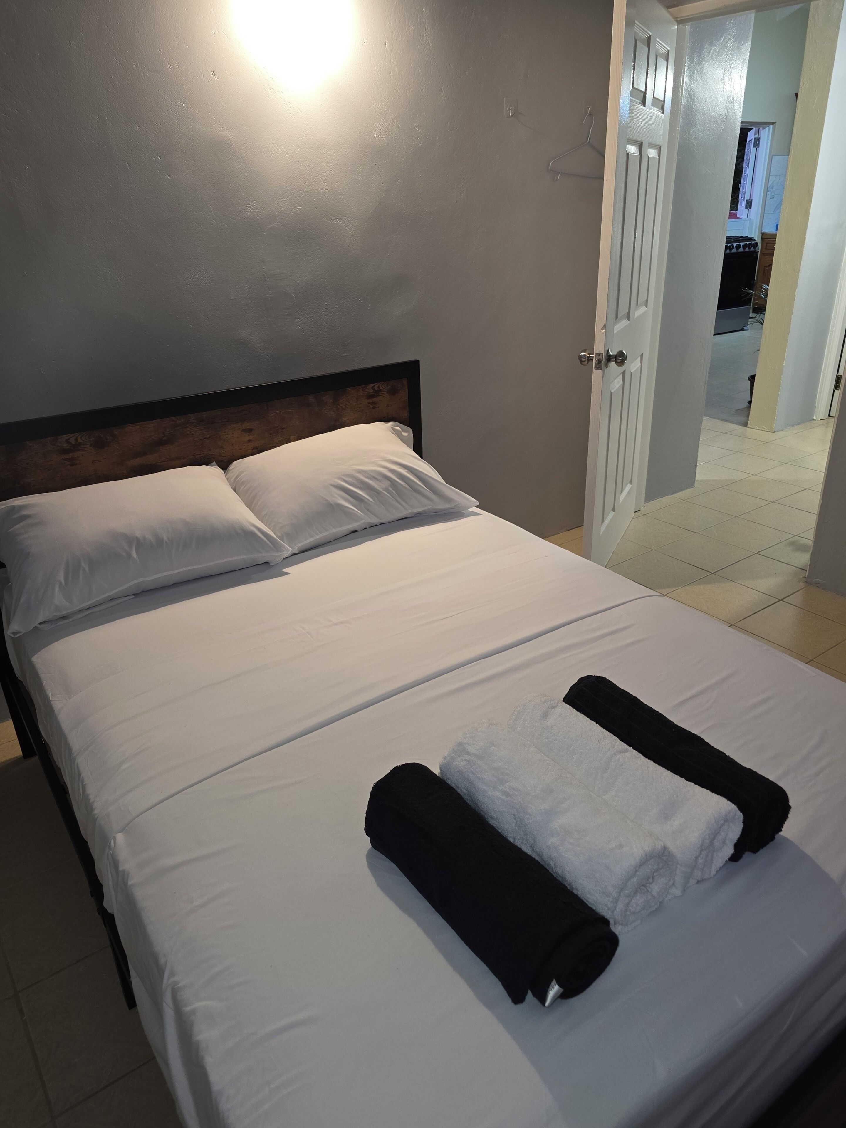 Blackout curtains, iron/ironing board, free WiFi