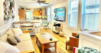 Salty + Sandy in Ventnor City NJ, just 1 block from both beach and bay!