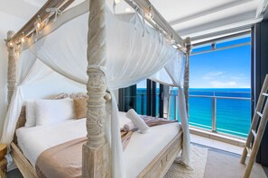 2 bedrooms, desk, iron/ironing board, travel cot - Infinity Oceanview 2 Bedroom Suite - The Langham (Surfers Paradise)