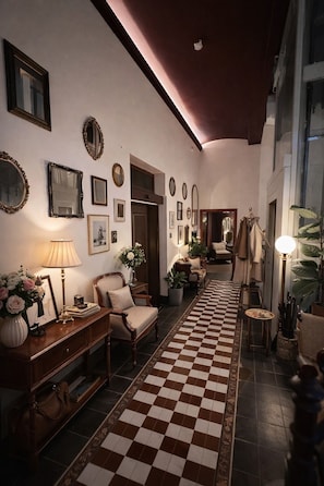 Hallway - Maroon & Moss Residence (Budapest)