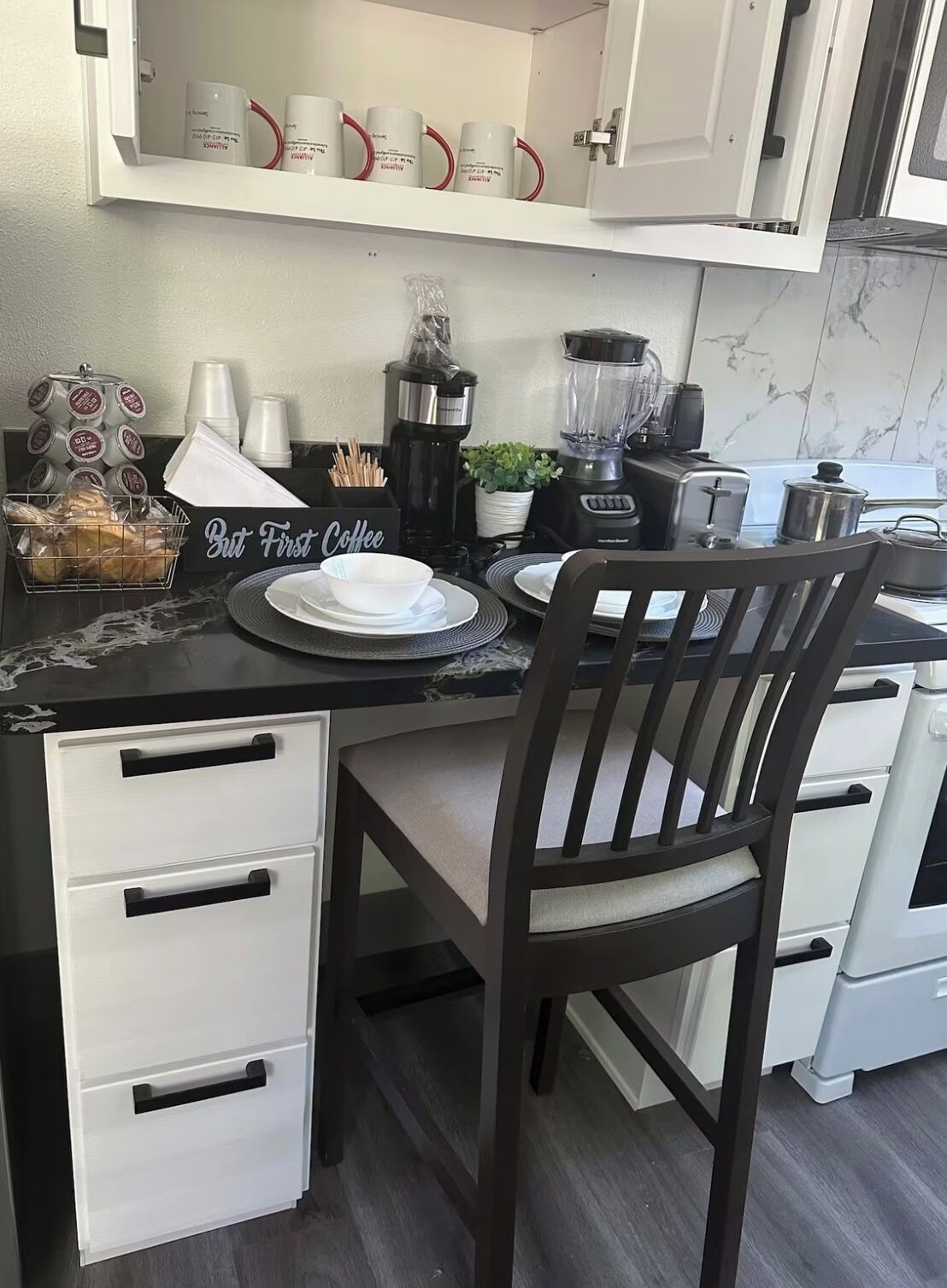 Micro-ondes, plaque de cuisson