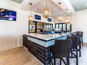 Bar (on property) - Themed Villa with Heated Pool & Theater (Kissimmee)