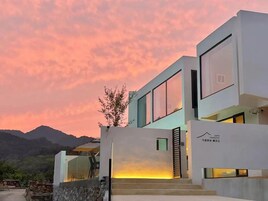 Front of property - evening/night