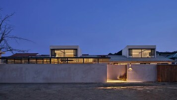 Front of property - evening/night