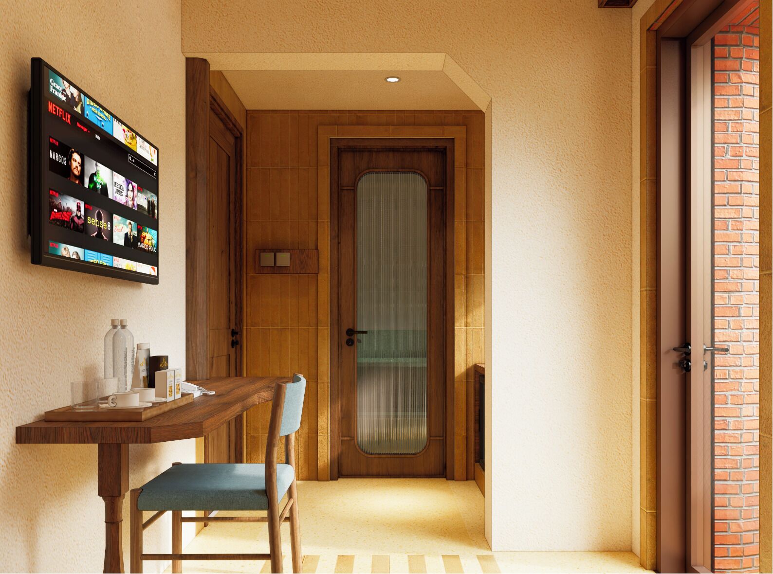 Doppia Premier, balcone | Una cassaforte in camera, una scrivania, postazione laptop