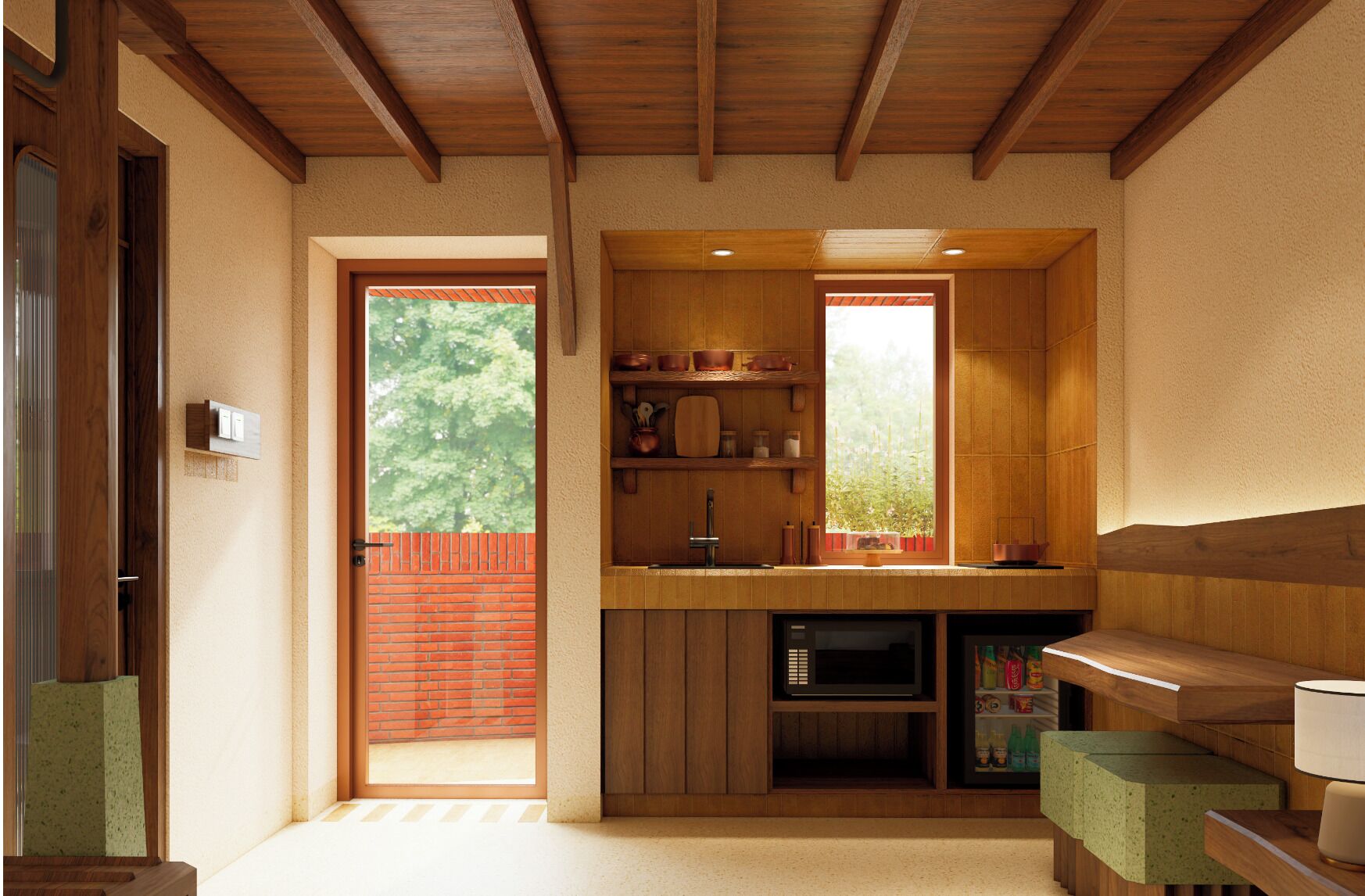 Monolocale, balcone | Balcone