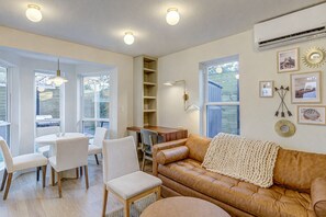 Smart-TV, peis og stereoanlegg