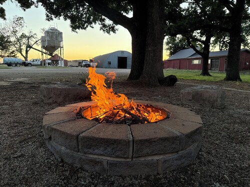 Country Farmhouse on a Working Cattle Ranch