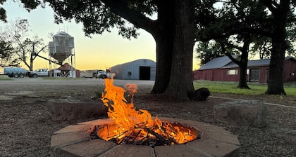 Country Farmhouse on a Working Cattle Ranch