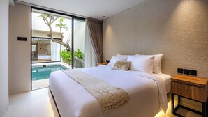 Villa Design, 3 chambres, piscine privée | Vue de la chambre