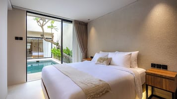 Vila design, 3 quartos, piscina particular | Vista do quarto