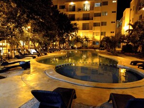 Pool - Punta Estrella apartment complete 2 bedrooms AC WiFi (Playa Del Carmen)