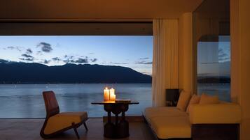 Uitzicht vanuit accommodatie