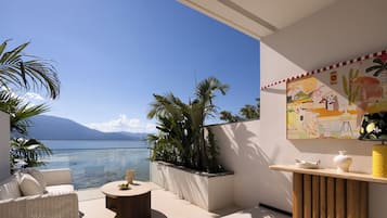 Superior Double Room, Patio, Sea View | Balcony view