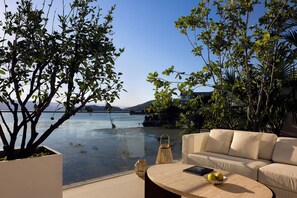 Doppia Romantica, patio, vista mare | Balcone