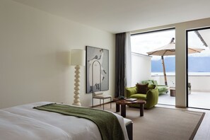 Family Suite, Patio, Sea View | Balcony